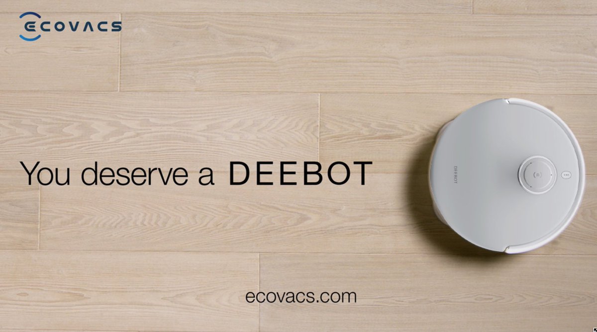 dvisser01's tweet photo. Best investment we ever made - You (@FishVisser, @RichardArmour1 and @reikodonato deserve a DEEBOT!
@EcovacsUS https://t.co/irFv0ZO4W7