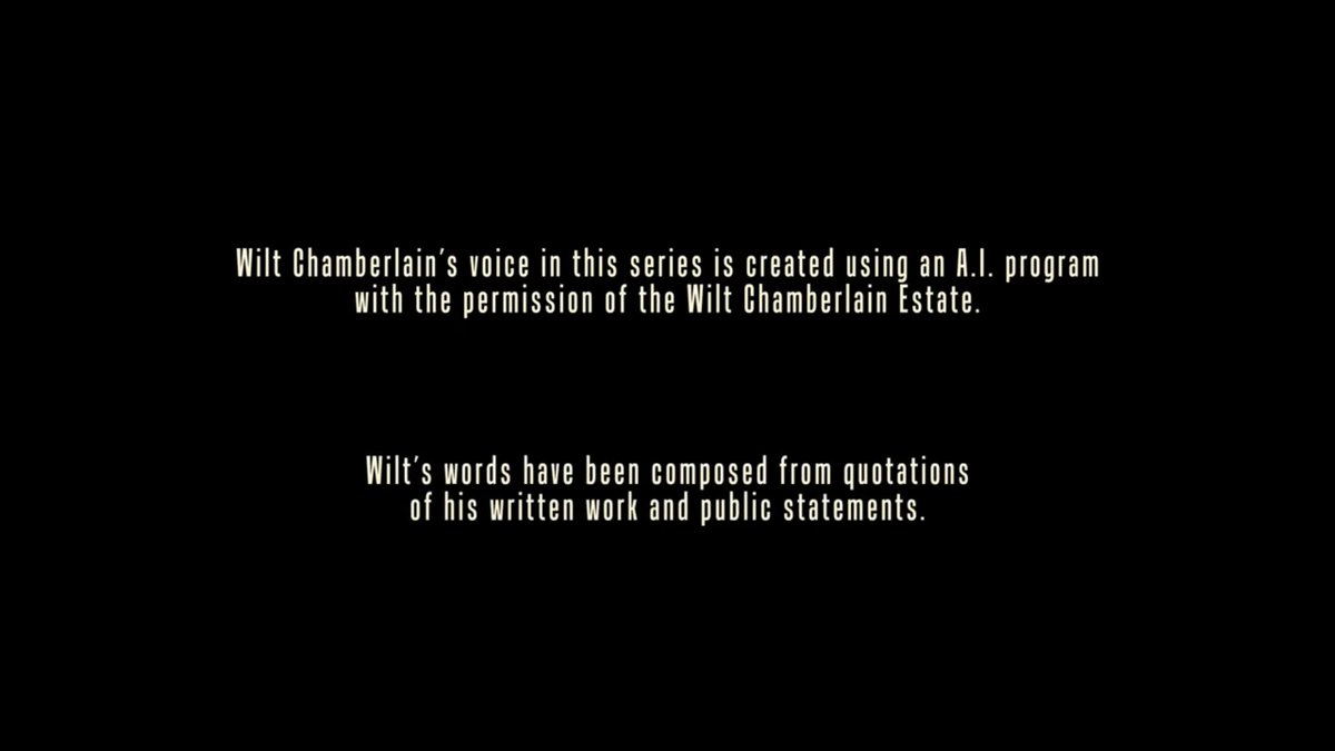 We're proud to announce that Respeecher has been credited for voice conversion services in Goliath, a three-part documentary examining the historic life, career and impact of basketball legend Wilt Chamberlain.
#voiceconversion #goliath #respeecher #voicecloning #AI #filmindustry
