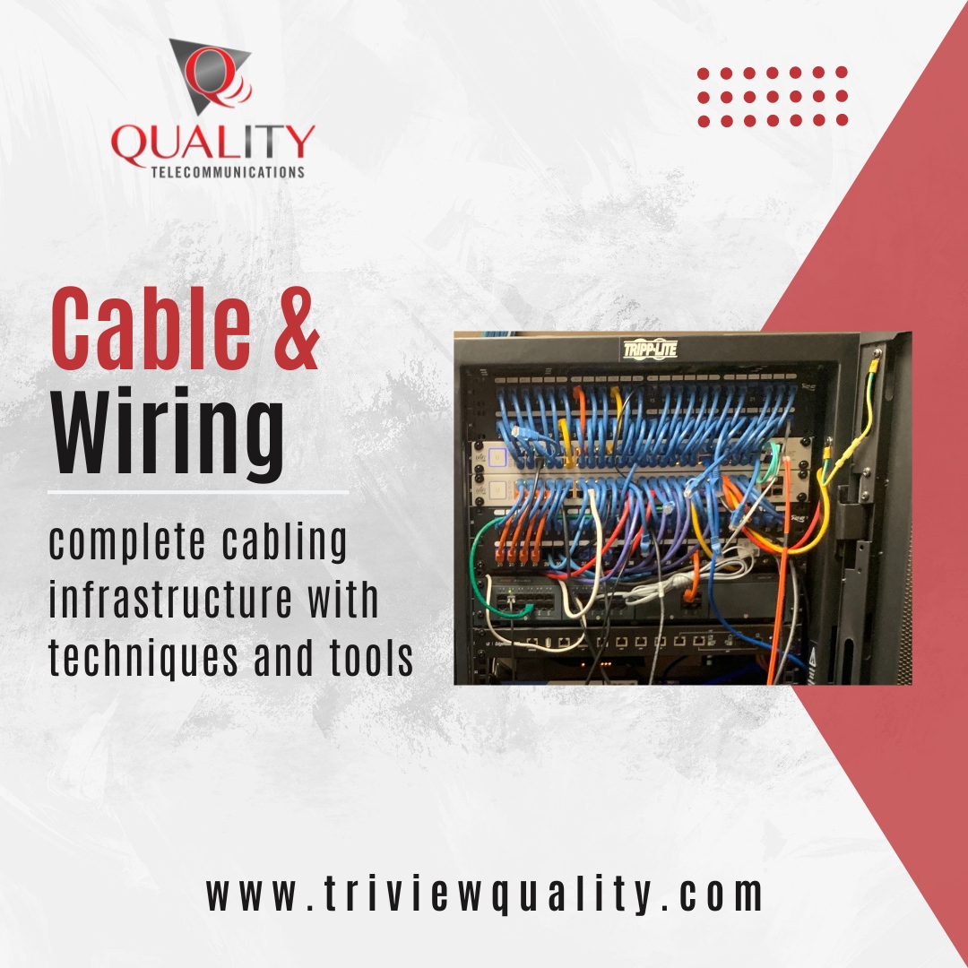 Quality Telecommunications provides a complete cabling infrastructure with techniques and tools to provide customers with accurate connectivity on their voice and data systems.

Learn more at:
triviewquality.com