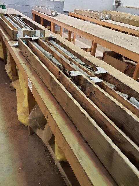 Day of logging many, many rock and soil samples!