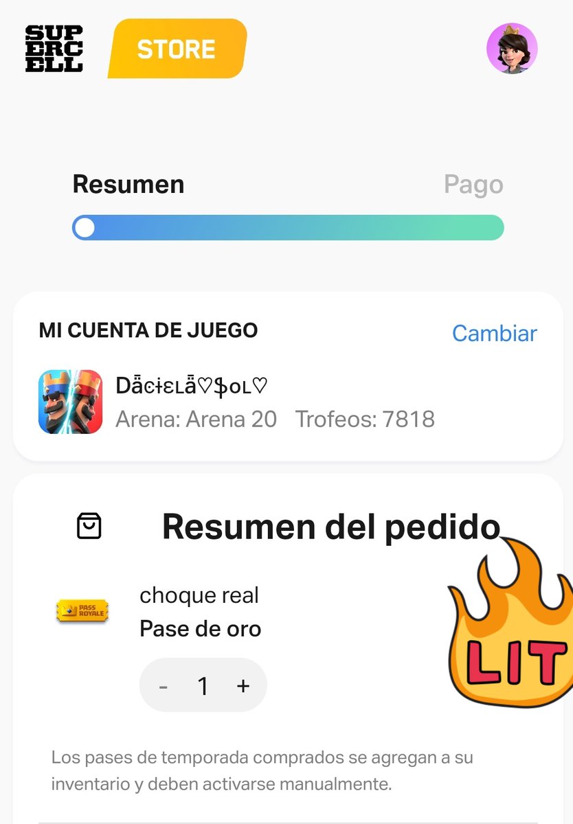 🚩UN PASS ROYALE ORO

Solo Sígueme
Dale Fav❤️ y RT🔁

Y deja un comentario diciendo porque Deberías Ganarlo... El Mejor comentario se lo lleva!

Pago por Supercell ID o Vía PayPal!🚩
