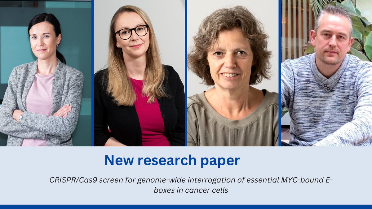 NEXT_LEVEL Project (@nextleveleu) on Twitter photo New article resulting from cooperation between <a href="/igcpan/">Instytut Genetyki Człowieka PAN</a> and <a href="/researchumcg/">Research UMCG</a> on transcription factor MYC, a proto-oncogene with a well-documented essential role in the #pathogenesis of several types of #cancer was published.
➡ tiny.pl/cwdtq
<a href="/ugent/">UGent</a> <a href="/crighent/">CRIG</a> <a href="/uni_ulm/">Universität Ulm</a> New article resulting from cooperation between <a href="/igcpan/">Instytut Genetyki Człowieka PAN</a> and <a href="/researchumcg/">Research UMCG</a> on transcription factor MYC, a proto-oncogene with a well-documented essential role in the #pathogenesis of several types of #cancer was published.
➡ tiny.pl/cwdtq
<a href="/ugent/">UGent</a> <a href="/crighent/">CRIG</a> <a href="/uni_ulm/">Universität Ulm</a>