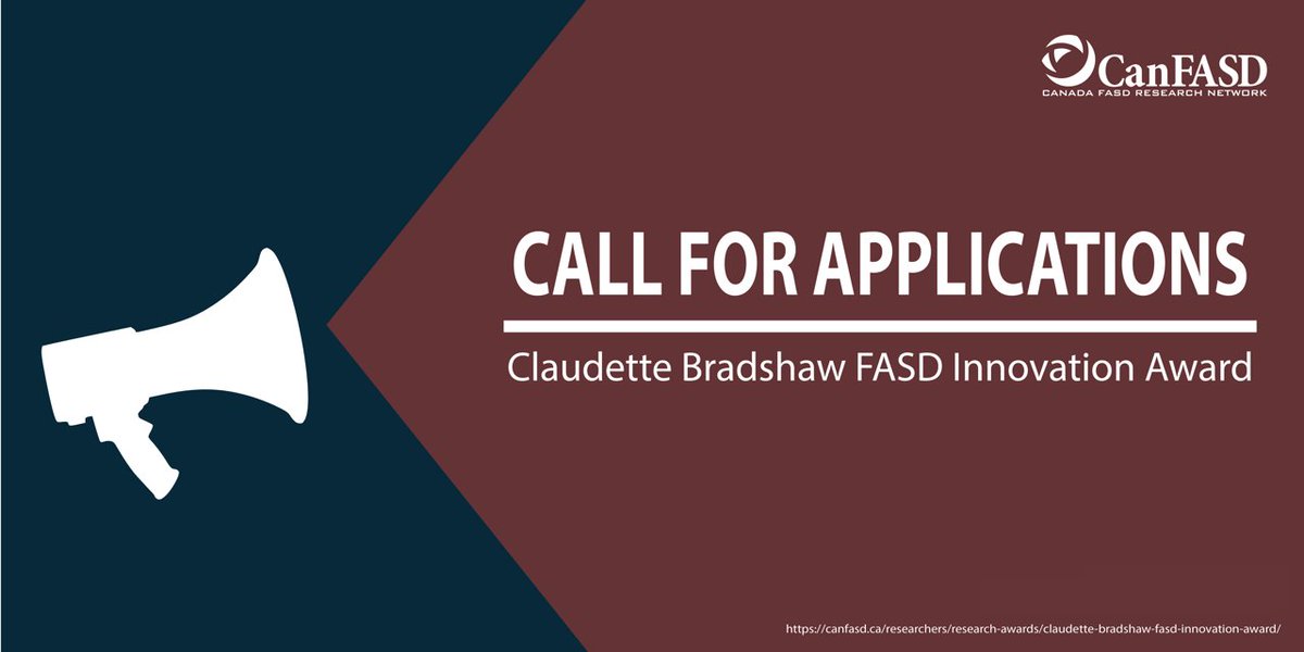 We have extended the deadline to apply to the Claudette Bradshaw FASD Innovation Award until August 31, 2023! 

Check out our newest blog to learn more! ow.ly/iuEi50PzSFc

#FASDResearch #FASD #Housing #Employment