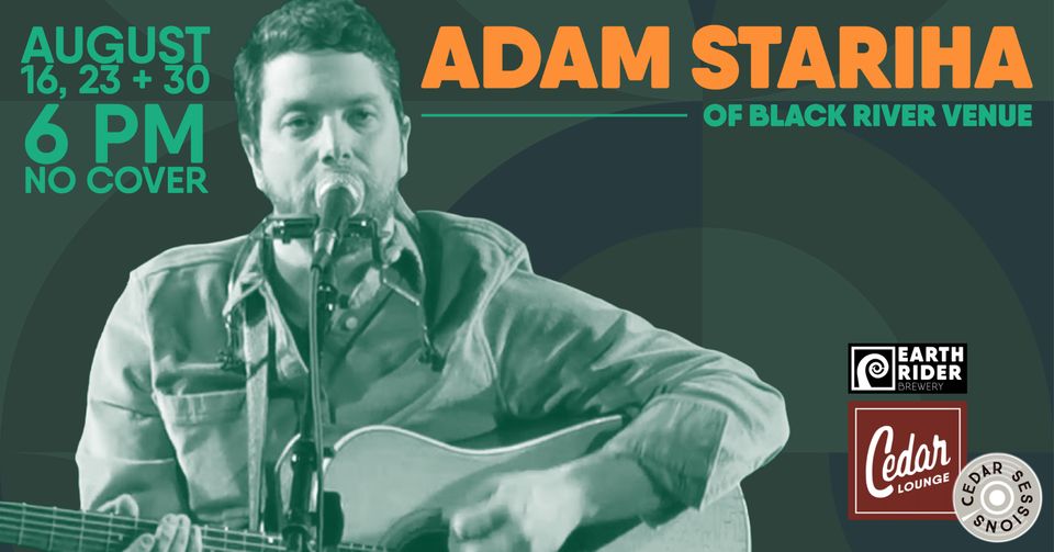 Cedar Sessions feat. Adam Stariha (Black River Revue) at @CedarLoungeBeer at 6 p.m. facebook.com/events/2692950…