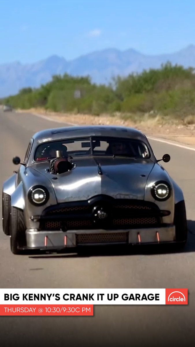 We take this ’49 Ford, rebuilt by Maniac’s Garage (with a little help from BMW), out for a spin on the roads of Sahuarita, Arizona! Check it out on this week’s episode of Big Kenny’s Crank It Up Garage on <a href="/CircleAllAccess/">Circle All Access</a> this Thursday, August 17 at 10:30/9:30c pm! How to watch