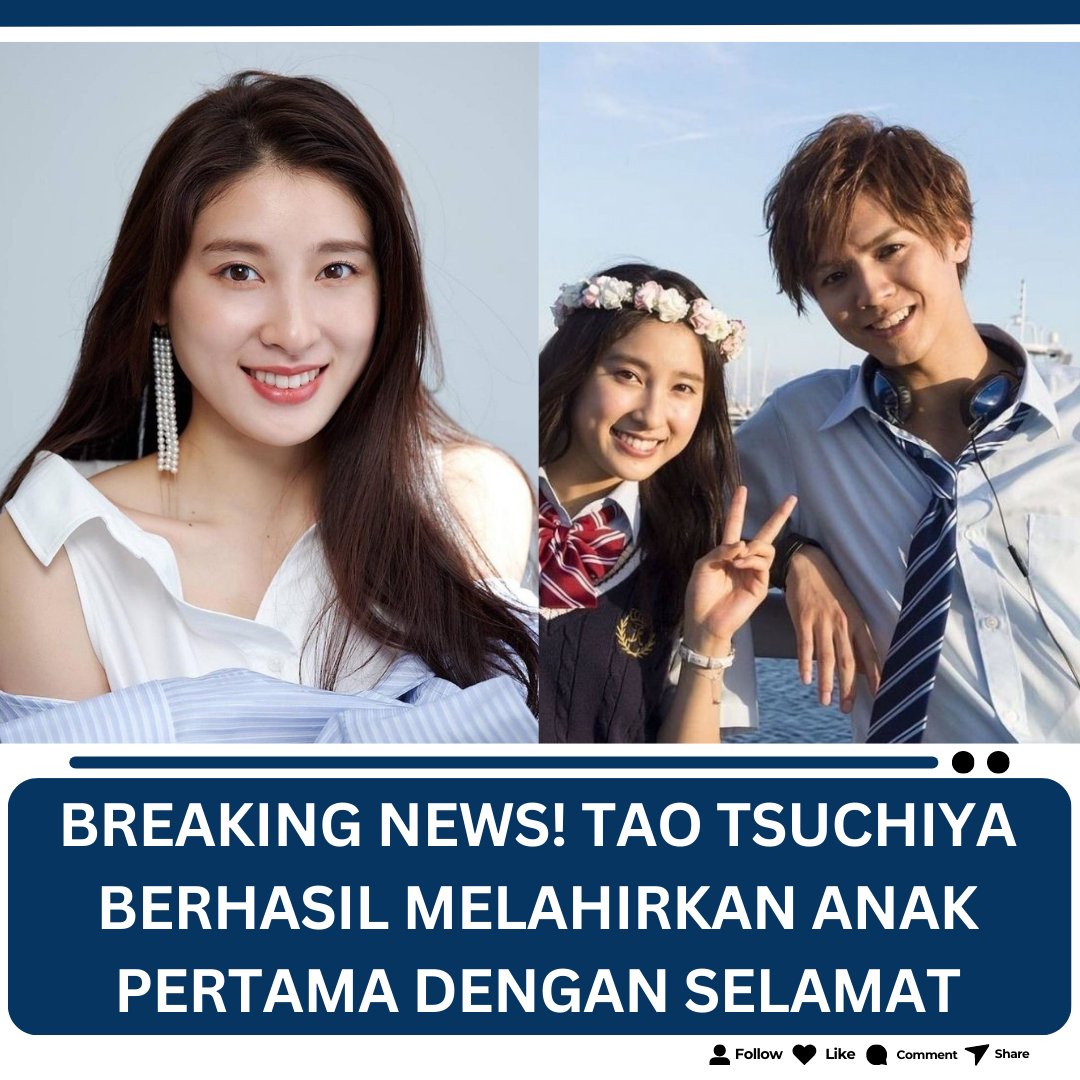 DoramaWibu's tweet photo. Media Jepang Josei Seven mengabarkan bahwa Tao Tsuchiya (28) melahirkan anak pertamanya dengan selamat.

Josei Seven juga mengatakan bahwa Tao akan comeback dalam Drama Skala Besar.

She announced her marriage with Katayose Ryota (28) in new year of 2023. https://t.co/e0HhsIHQfZ
