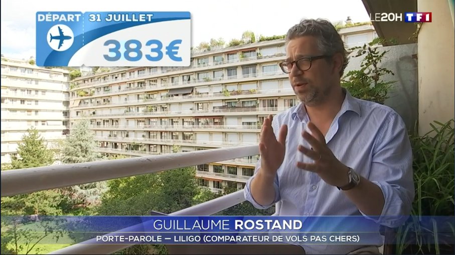 Agence_3iCom's tweet photo. 📺 Partir fin août : le bon plan des vacances ?
Décryptage de @GRostand , porte-parole de @liligo_FR hier au 20H de @TF1 
👉https://t.co/1ZXMG8YayV https://t.co/CdmcK0kJdD