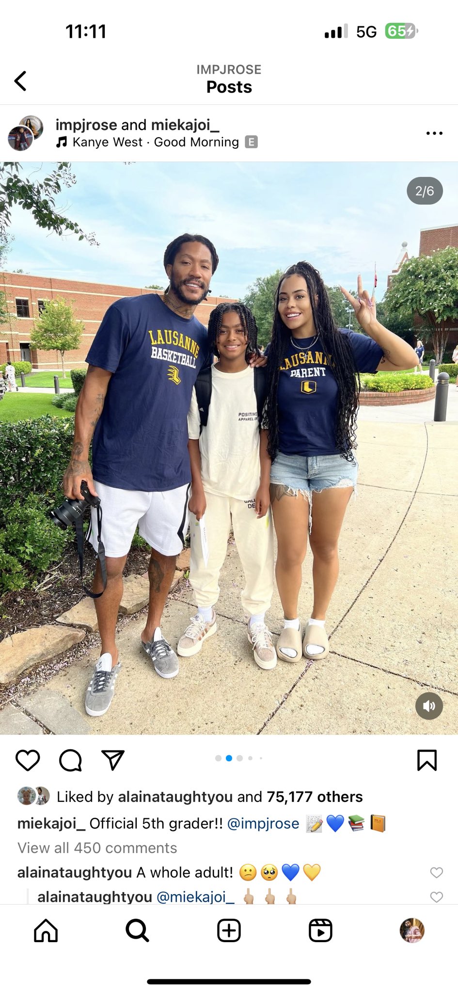Derrick rose family hotsell