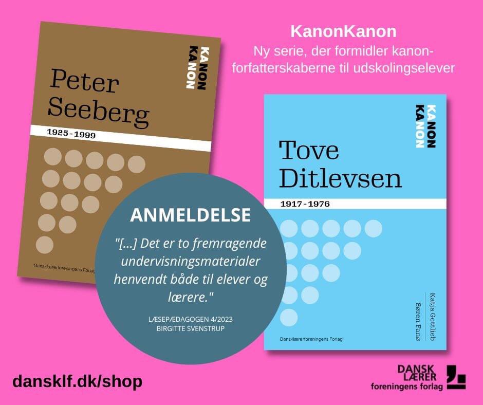 Sommeren har budt på hele to overvældende flotte anmeldelser af disse to skolebøger til de ældste elever. En i fagbladet Folkeskolen. Og en i Læsepædagogen. Jeg er meget stolt og taknemmelig for begge.