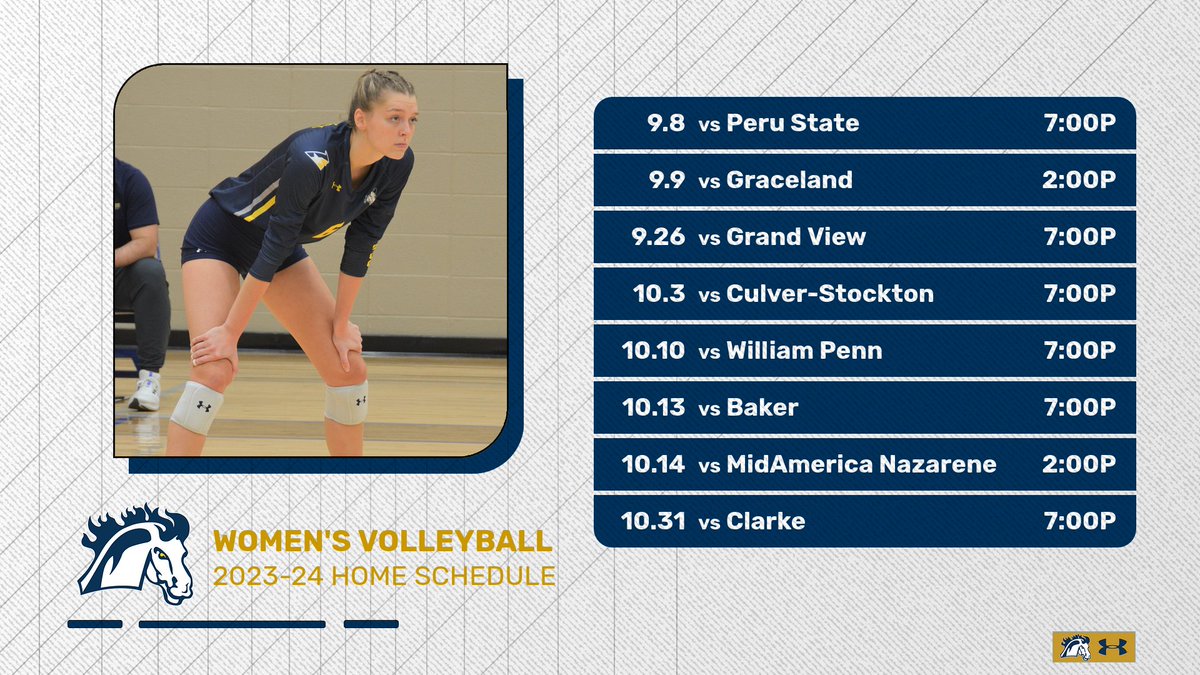 It's GO time for #MMUwvb 🏐 as they open up their season tomorrow against Trinity Christian (Ill.) at the Tri-Match hosted by Judson. 

Check out our home dates and be sure to add to your schedule! ⤵️