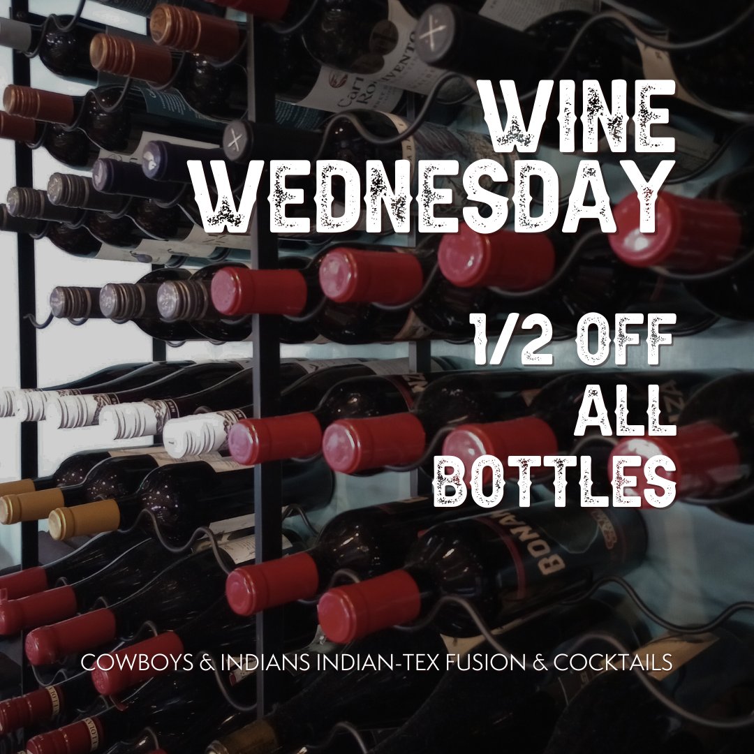 Ready to take a sip into the middle of the week? 🍷😉 Wine Wednesday is here, bringing with us the perfect excuse to unwind. 

Find your perfect wine match and let's toast to great times! 🥂
#WineWednesday  #WineLovers #WineTime #FoodAndWineLovers #RestaurantDeals #Cheers #CNI713