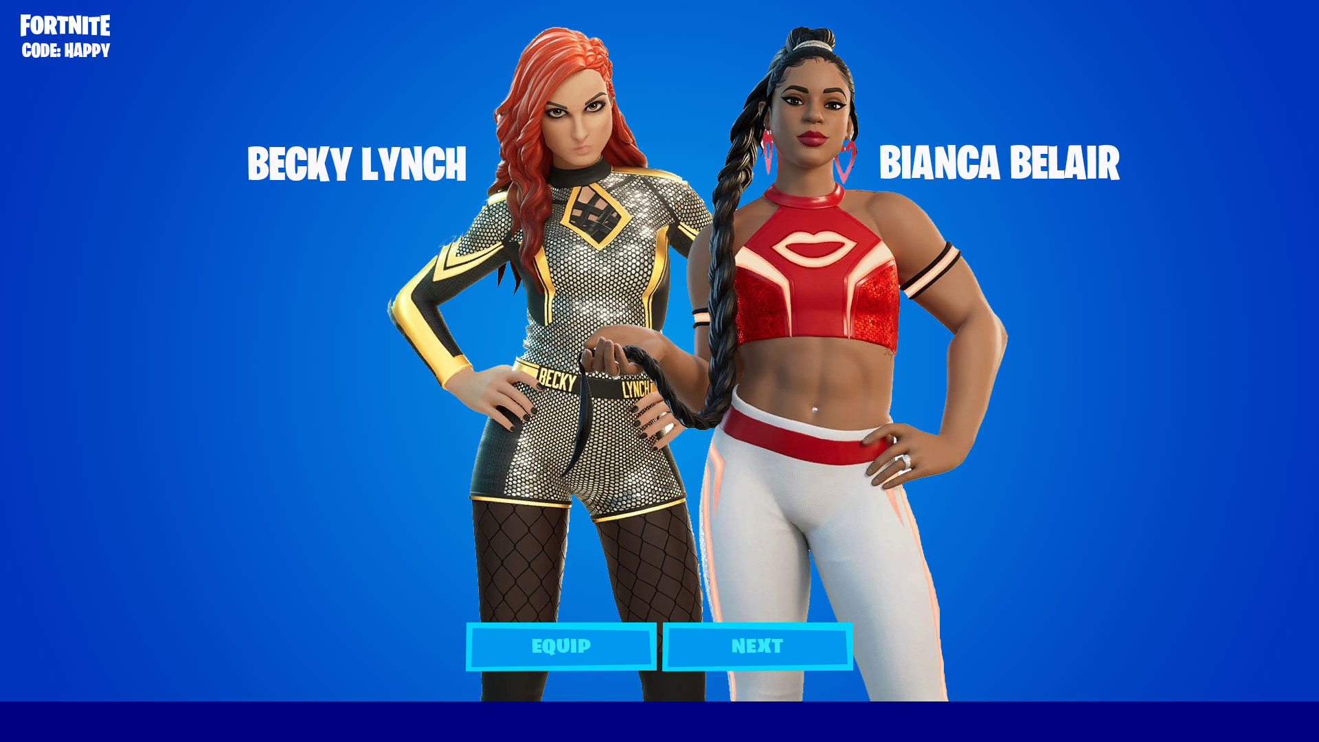 Fortnite: ​​​​​​​How to Get Becky Lynch & Bianca Belair