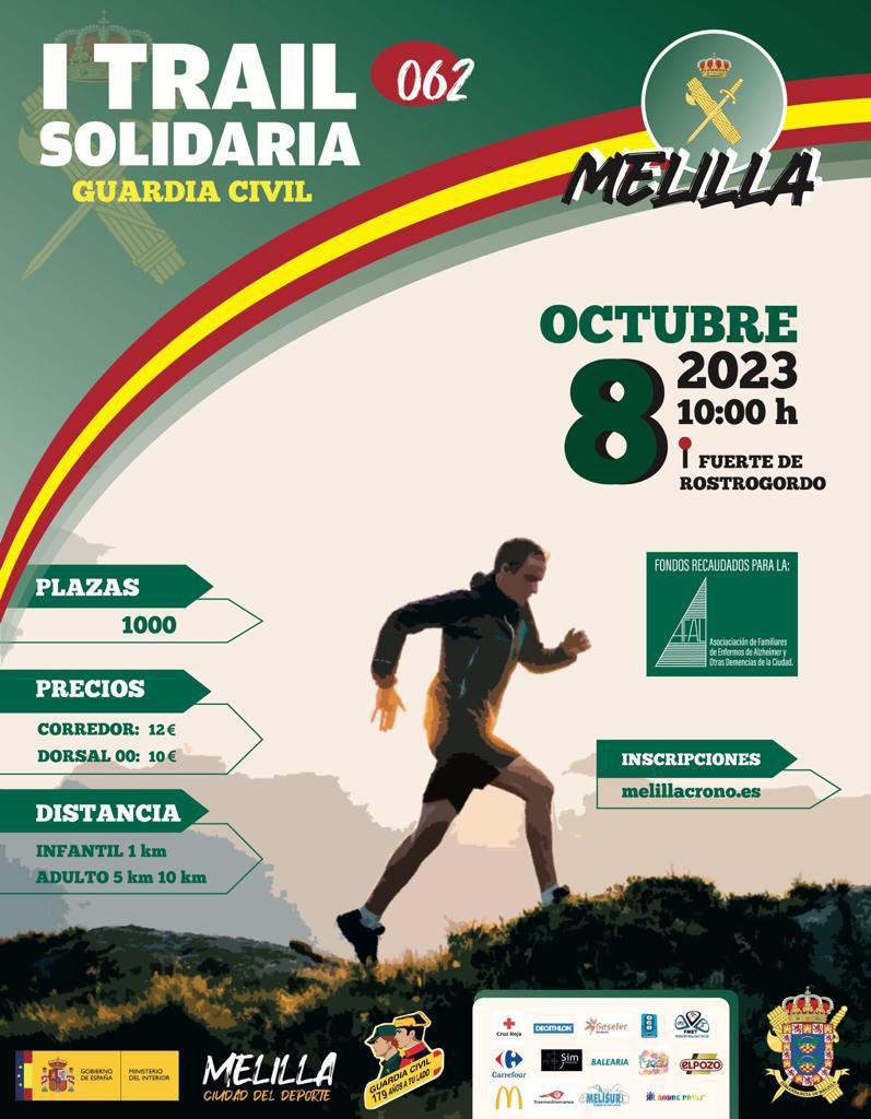MqGuardiaCivil's tweet photo. El I Trail Solidario 062 Guardia Civil ya cuenta con 200 inscritos
Esta competición se disputará el próximo ocho de octubre, teniendo el Fuerte de Rostrogordo como centro neurálgico
https://t.co/9eKuruySq1
#running #runner #crossfitfamily #training #aubisque https://t.co/Mtys0ANgTf