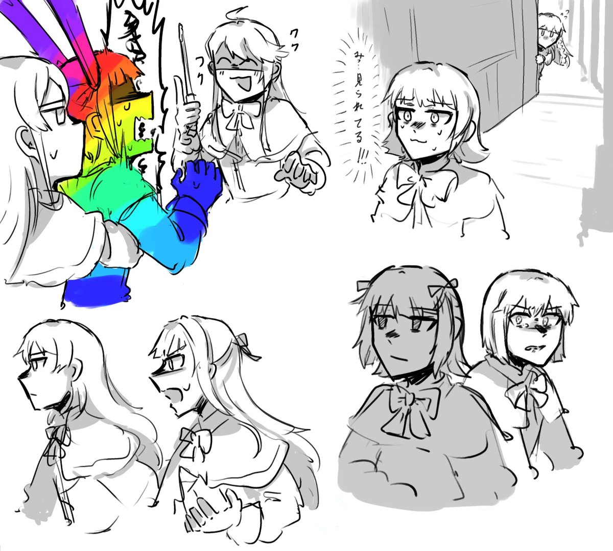 ミリマグ(?)の絵再掲していいか
個人的にあかうみコンビめちゃ好き 
