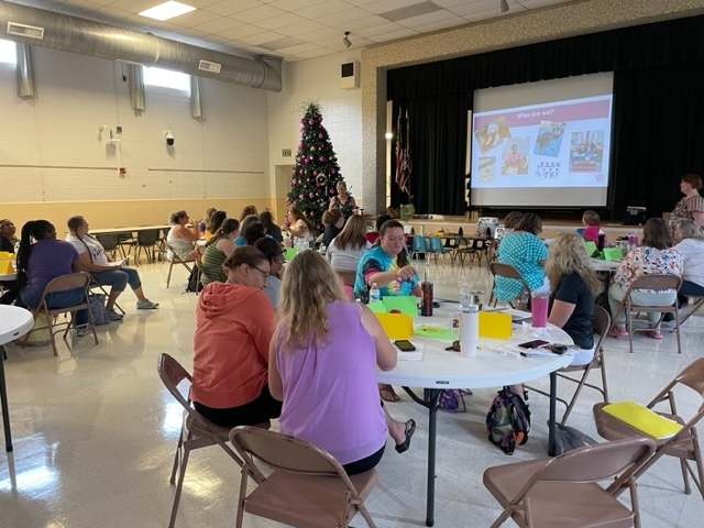 HCPSDistrict's tweet photo. Preschool teachers participated in a professional development session yesterday titled "The Intentional Teacher." https://t.co/LyFo5YudWB
