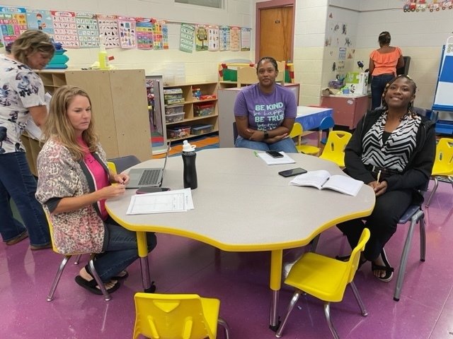 HCPSDistrict's tweet photo. Preschool teachers participated in a professional development session yesterday titled "The Intentional Teacher." https://t.co/LyFo5YudWB