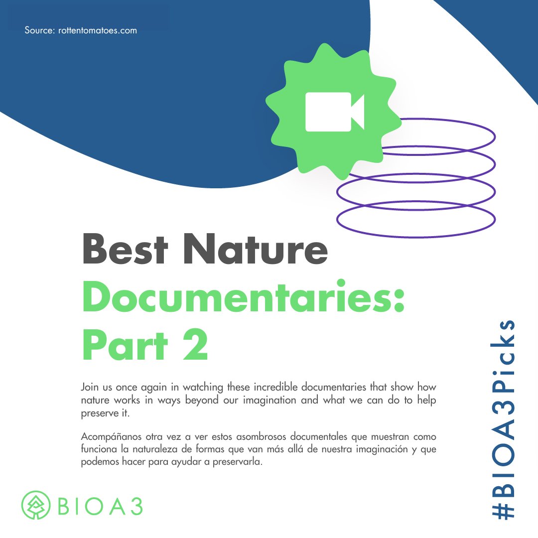 BioA3_Official's tweet photo. #BIOA3Picks Today we want to recommend to you guys more amazing documentaries that show how nature works in ways beyond our imagination and what we can do to help preserve it.

📍 Follow us in our socials https://t.co/r5GYDGvV4k
#bioa3 #cryptonews #crypto #altcoin https://t.co/7EgRGBKtSW