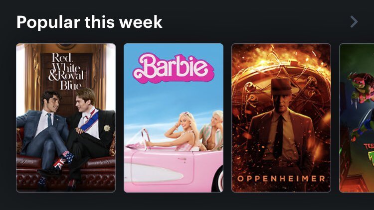 red white & royal blue surpassing both barbie AND oppenheimer on letterboxd is a plot twist that i didn’t really know i needed but i deserved anyways look at our little movie 🥹