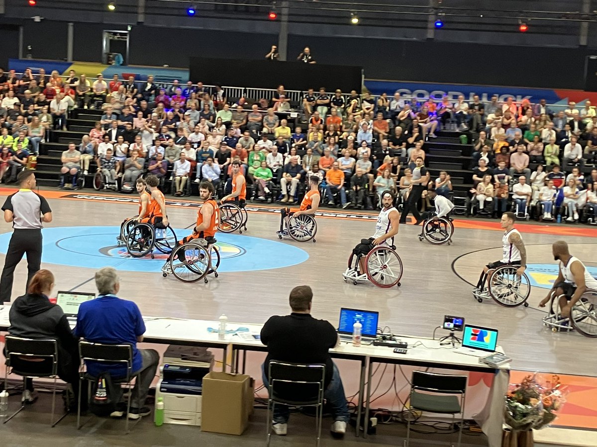 Game over Nederland rolstoelbasketbal mannen naar halve finale bij het European Para Championships