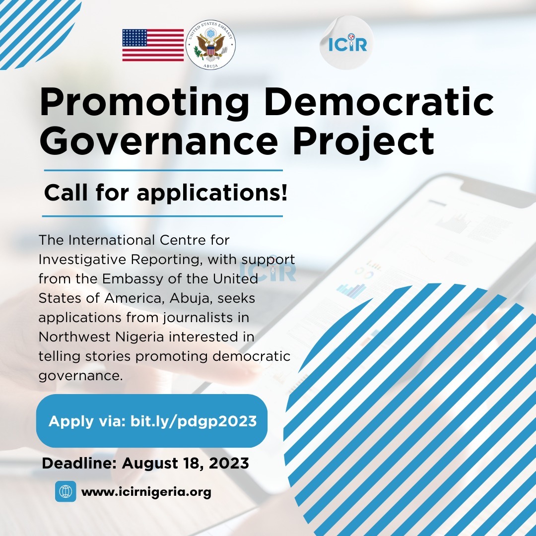 My female journalists in Sokoto, Kebbi, Kano, Katsina, Kaduna, Jigawa & Zamfara pls hurry to apply. Good luck ladies 👍 icirnigeria.org/the-icir-seek-…