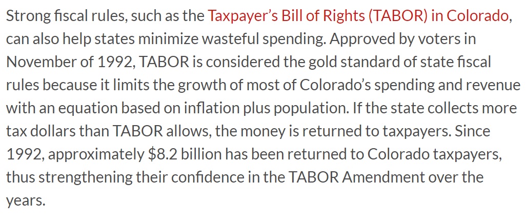 ICYMI: @1eescha1k and I for the @ocregister talking about the need for state fiscal discipline in the wake of the US credit downgrade. One solution is enacting a fiscal rule like the TABOR in #Colorado @ALEC_states #TABORTuesday alec.org/article/states…