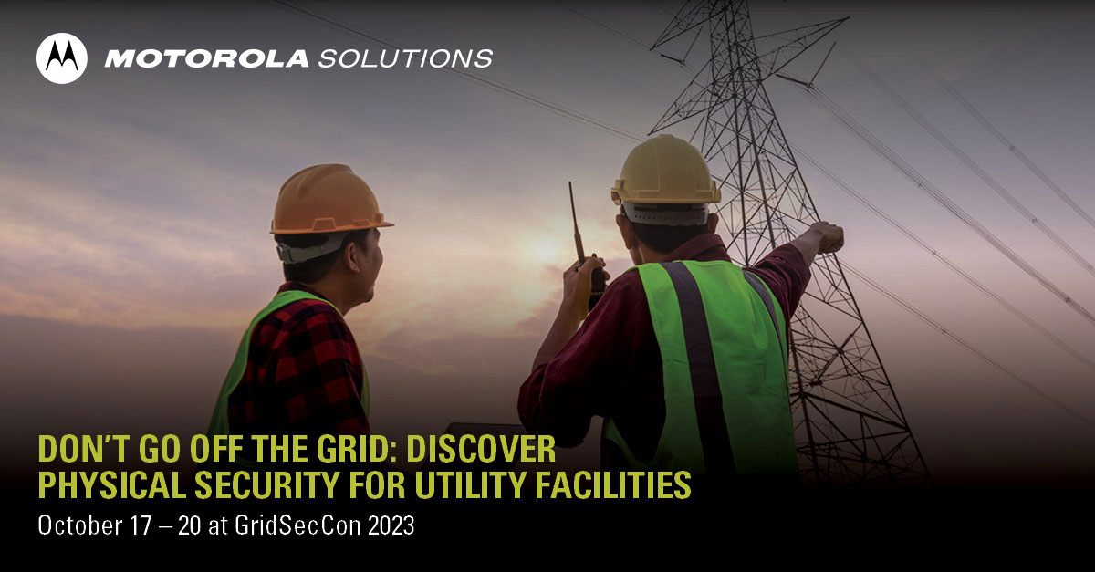 MSI_Training's tweet image. How secure are your electric substations and facilities? Join us at the Grid Security Conference on October 17-20 in Quebec City, Canada, to learn about proactive security solutions.

#motorolasolutions #gridsecurity