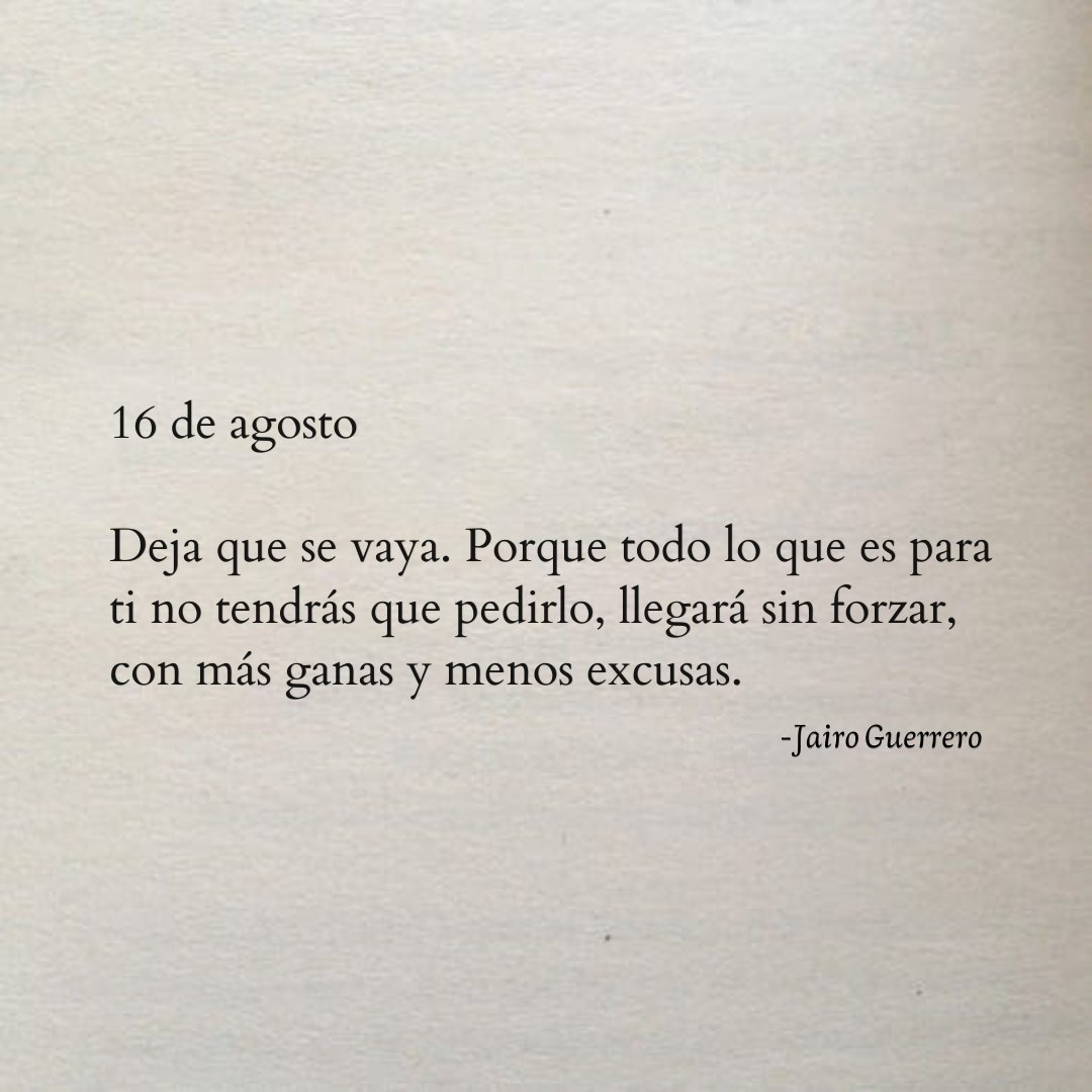 16 de agosto. ✍🏼