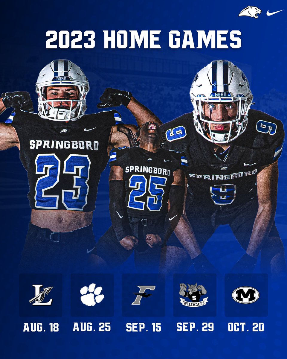 With the home opener two days away, here are the 𝟐𝟎𝟐𝟑 𝐇𝐎𝐌𝐄 𝐆𝐀𝐌𝐄𝐒 📆

#BoroFB