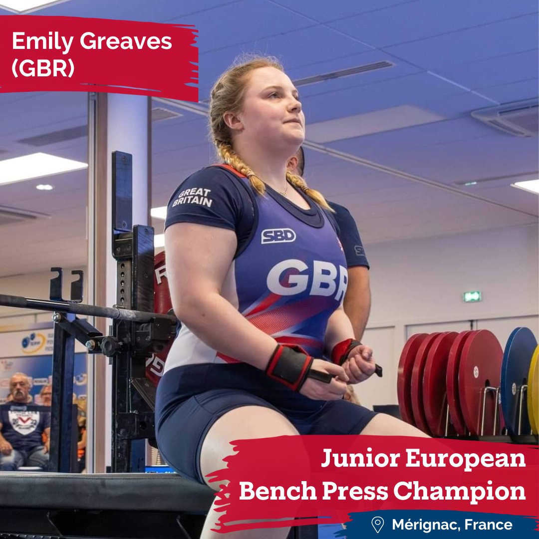 NCL Sport (@nclsport) on Twitter photo 3rd year <a href="/newcastleuni/">NU Students</a> Biomedical Sciences student, Emily Greaves, is the new Junior European Bench Press Champion🏆
Representing Team GB in France, earlier this month, Emily wanted to thank her friends and coaches for the endless support 🇬🇧
What an achievement! #WeAreNCL 3rd year <a href="/newcastleuni/">NU Students</a> Biomedical Sciences student, Emily Greaves, is the new Junior European Bench Press Champion🏆
Representing Team GB in France, earlier this month, Emily wanted to thank her friends and coaches for the endless support 🇬🇧
What an achievement! #WeAreNCL