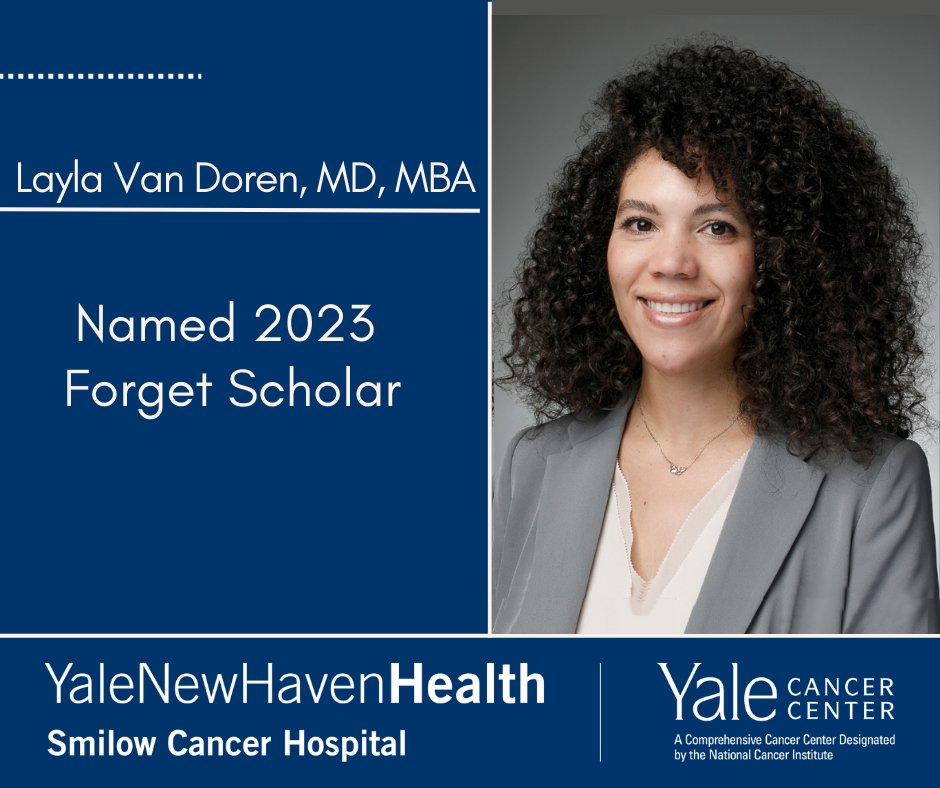 Yale Cancer Center (@yalecancer) on Twitter photo Congratulations to Dr. Layla Van Doren @LaylaDoren1 named our 2023 Forget Scholar, an award established in 2015 for Dr. Bernard Forget, renowned hematologist, and scientist.
<a href="/SmilowCancer/">Smilow Cancer Hospital</a> <a href="/YaleMed/">Yale School of Medicine</a> <a href="/YNHH/">Yale New Haven Hosp</a> <a href="/YaleHematology/">YaleHematology</a> Congratulations to Dr. Layla Van Doren @LaylaDoren1 named our 2023 Forget Scholar, an award established in 2015 for Dr. Bernard Forget, renowned hematologist, and scientist.
<a href="/SmilowCancer/">Smilow Cancer Hospital</a> <a href="/YaleMed/">Yale School of Medicine</a> <a href="/YNHH/">Yale New Haven Hosp</a> <a href="/YaleHematology/">YaleHematology</a>