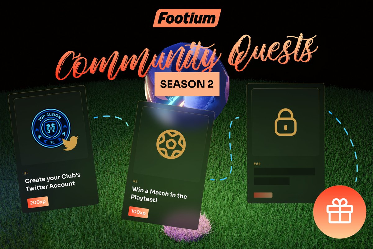 📢 This Footium Quest season with three high-division Footium Clubs up for grabs ends next week! 

This is one of the best chances you will ever have at winning a Div 3/4 Club and completing just 10 quests currently puts you in the top 25 👀

Enter here 👉zealy.io/c/footium/ques…