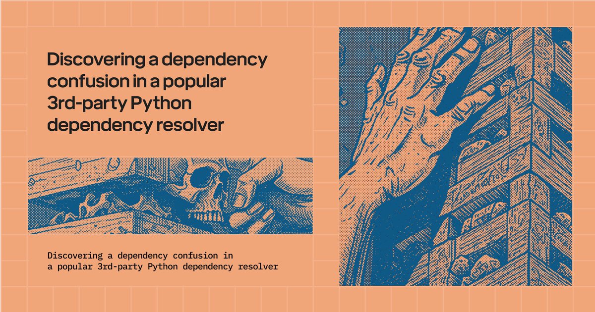 LSGEurope's tweet photo. 🔍 136M Downloads at Risk: Uncovering Python Dependency Confusion 🐍

👉 Read the writeup: https://t.co/rRV5hSiO8y

#PythonSecurity #DependencyConfusion 
#VulnerabilityResearch #LSGEurope #LSG https://t.co/532ip4TCzc