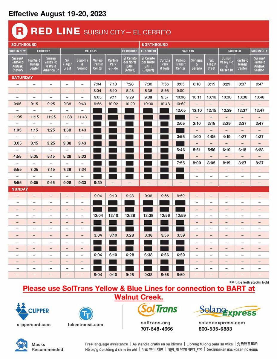 SolTransRide's tweet photo. @CaltransD4  I-80 Detour will affect service this weekend🚧
Please plan ahead and use SolanoExpress Blue and Yellow Lines to connect to @SFBART. 
More information: https://t.co/sT4vRS8FYn

@CityofVallejo  @Solano_Mobility @CityofBenicia @FAST_Transit https://t.co/yBqj9RoogB