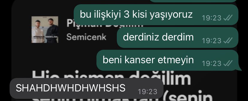 sevgilin mi var derdin var onların sevgilisi derdini ben çekiyorum