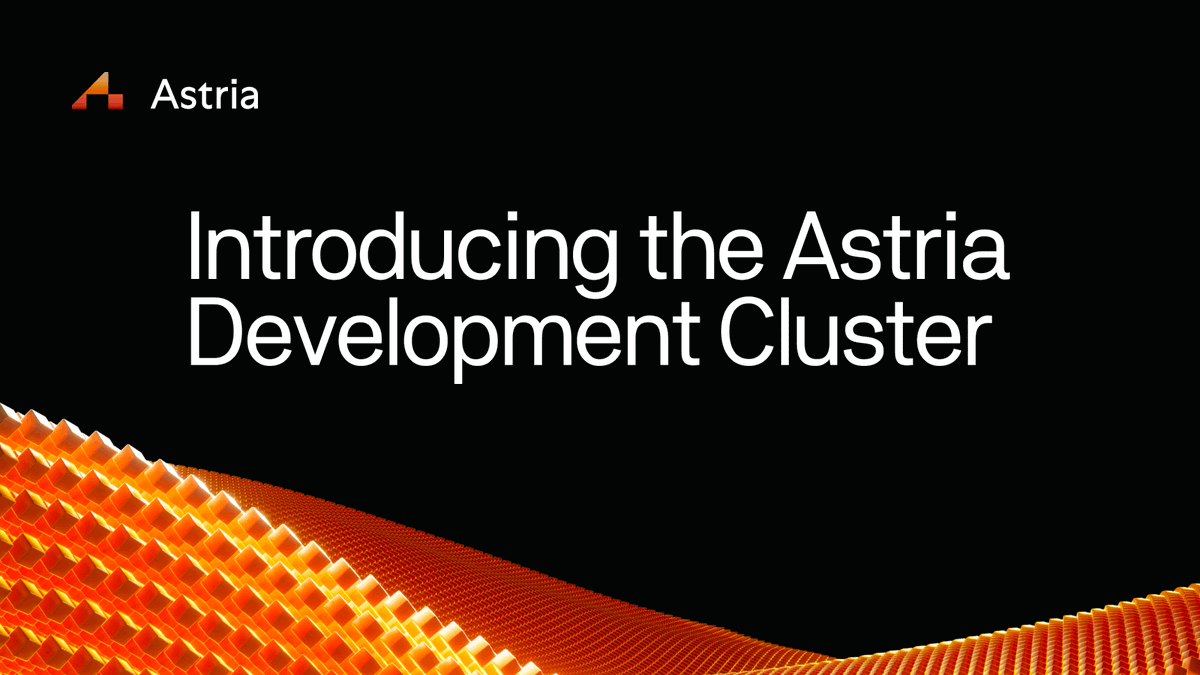 We’re excited to introduce the Astria development cluster, containing everything needed to launch a rollup on Astria’s shared sequencer network. The release of our development cluster is a major step towards making deploying a rollup as easy as deploying a smart contract.