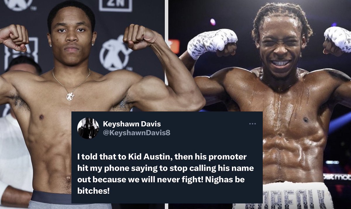<a href="/KeyshawnDavis8/">Keyshawn Davis</a> is making it clear that he wants anybody at 135. 

Is this something you want to see?

#TSB #TheSpitBucket #Boxing