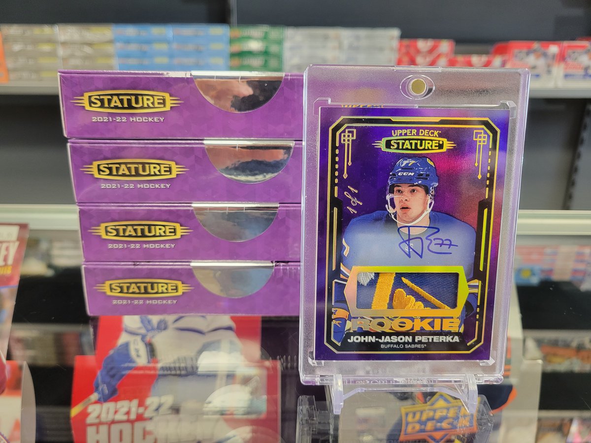 breakaway_sc's tweet image. Peterka 1/1 pulled from today's 1st 21/22 @UpperDeckSports Stature case break! Join a break today on breakawaysc.com #upperdeck #boxbreak #groupbreak