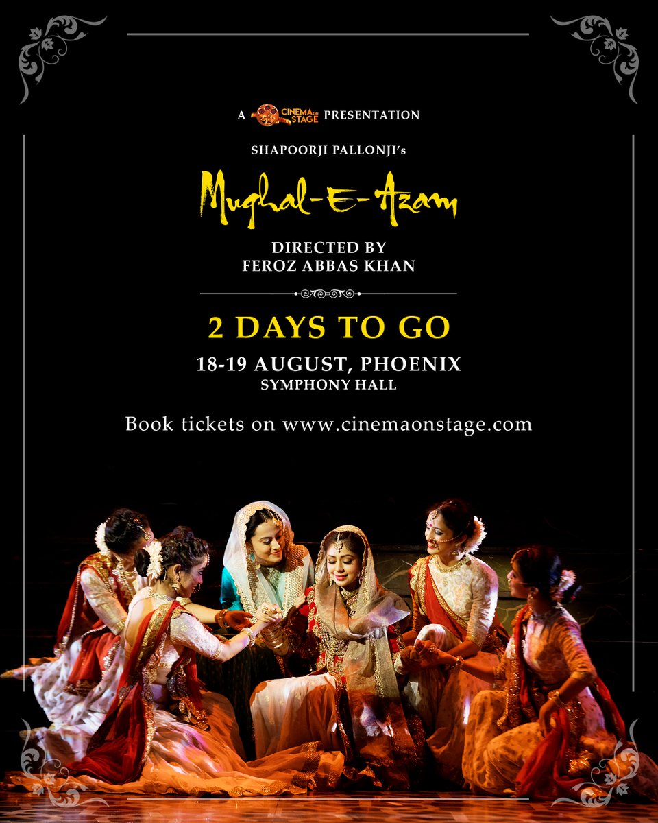 5.. 4.. 3..2.. We’re just counting down the days left for our upcoming show in Phoenix between 18-19 August at Symphony Hall ! We hope to see you there. Tickets are selling out fast. Log on to cinemaonstage.com to book your tickets.