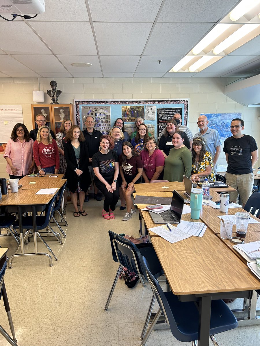 Had a great in-service with my Latin teacher colleagues today here at Edison! Go FCPS Latin! <a href="/fcpsnews/">Fairfax Schools 🌟</a> <a href="/EdisonHSEagles/">Thomas A. Edison HS</a> <a href="/FCPSSupt/">fcpssupt</a> <a href="/FCPSR3/">FCPS Region 3</a> #latin #classics