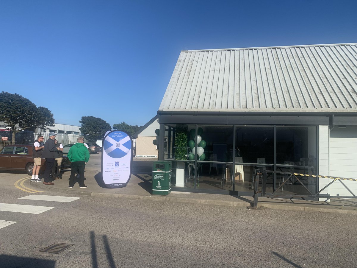 🚛 Just arrived at Altens Lorry Park, a powerhouse of efficiency &amp; connectivity! 🛣️

Altens Lorry Park, your sustainability commitment drives us towards a greener future. 🌿

#TransportScotland <a href="/GreenFleetnews/">GREENFLEET</a>

#EVROS #EVRally #Collaboration #NetZero #CP4