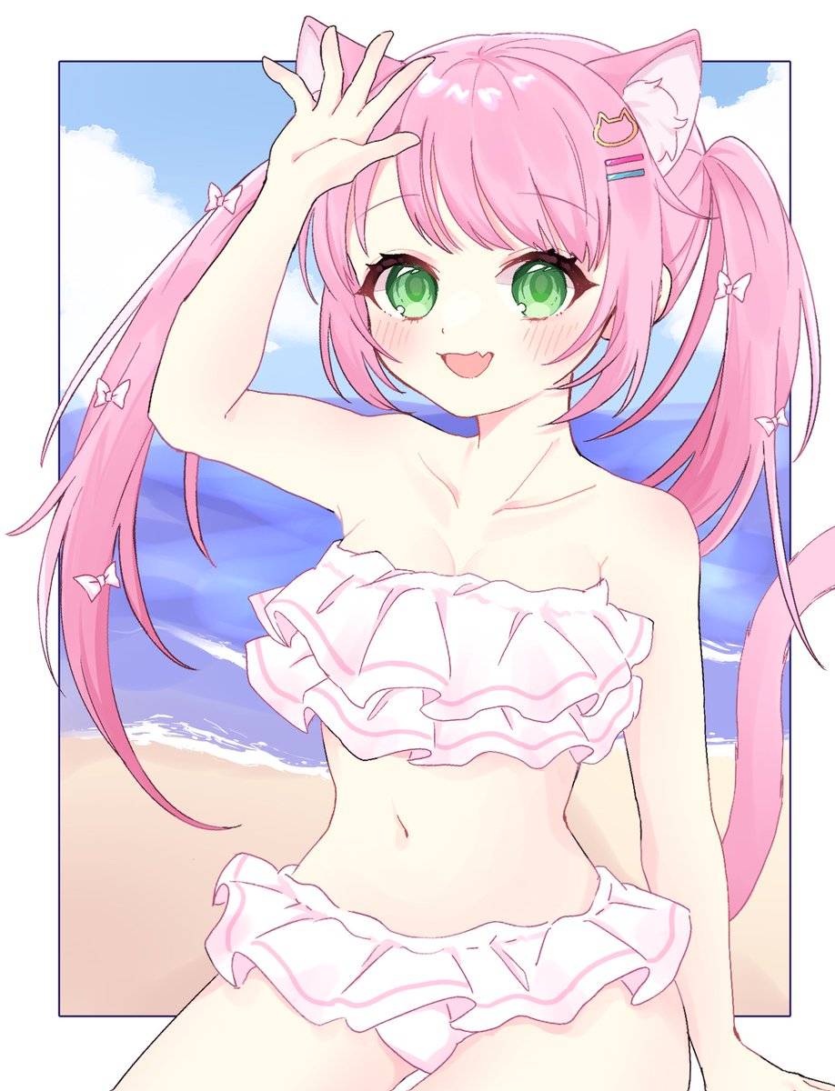 HarukaYumi_'s tweet photo. Let's enjoy the summer sun together ππ
#Vtuber #envtuber #hARTuka https://t.co/HjEui9ZSBT