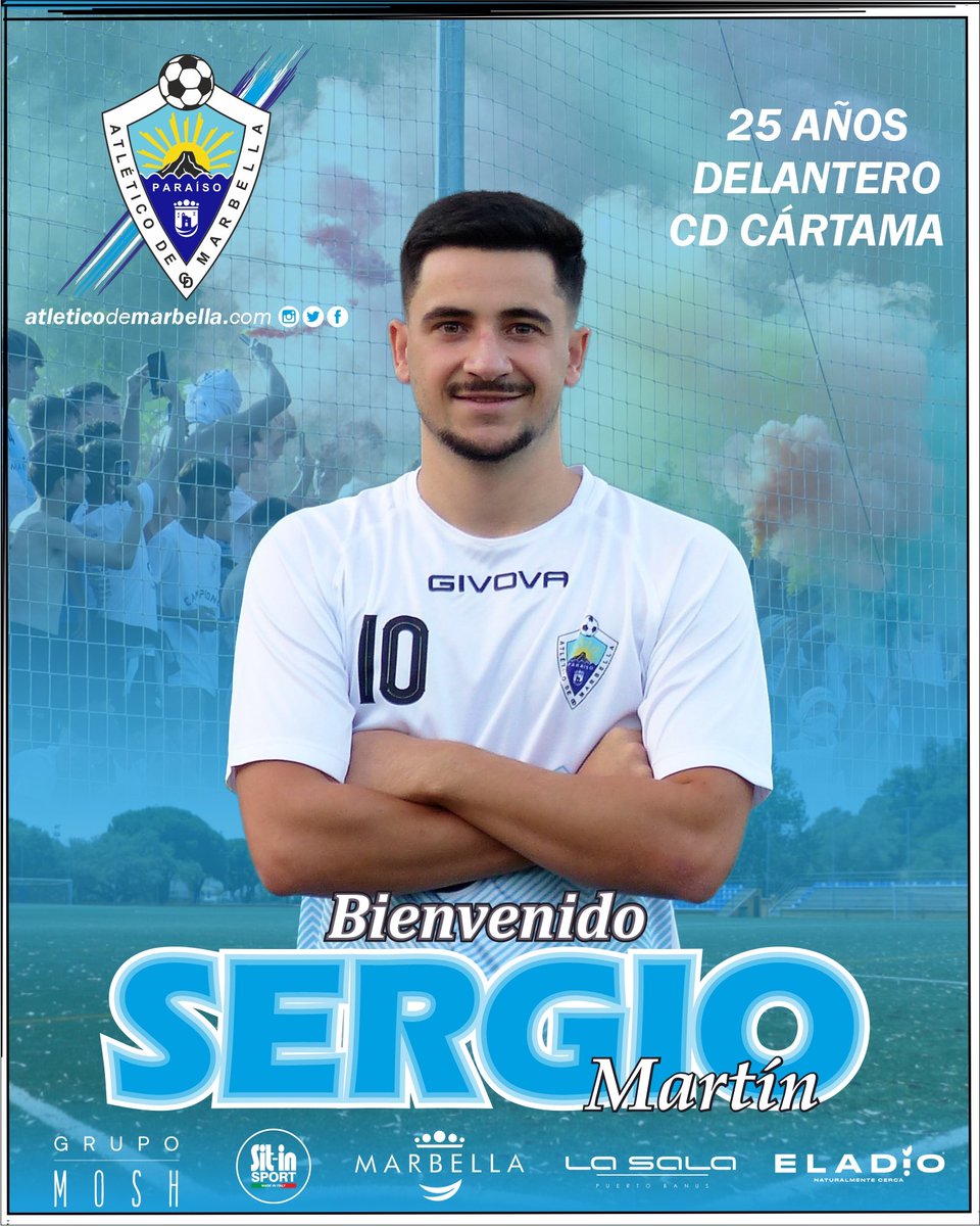 📣 OFICIAL | 𝙎𝙚𝙧𝙜𝙞𝙤 𝙈𝙖𝙧𝙩𝙞́𝙣, primer fichaje del Atlético Marbella Paraíso para la nueva temporada 𝟮𝟬𝟮𝟯/𝟮𝟰.

Más información ➡️ atleticodemarbella.com/sergio-martin-…

🙋🏻‍♂️ ¡𝑩𝒊𝒆𝒏𝒗𝒆𝒏𝒊𝒅𝒐, 𝑺𝒆𝒓𝒈𝒊𝒐 𝑴𝒂𝒓𝒕𝒊́𝒏!  🤝⚽😀

#SomosAtléticoMarbellaParaíso ⚪💙