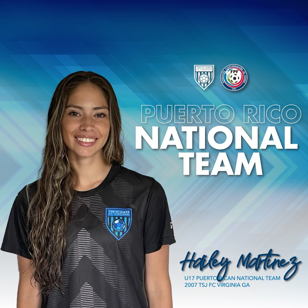 👏🏽Congrats to 2007 Girls Academy player Hailey Martinez on being called in to the Puerto Rico U17 National Team for the upcoming CONCACAF Qualifiers at the end of this month. Good luck, Hailey! 🇵🇷

#TheFutureisFCV