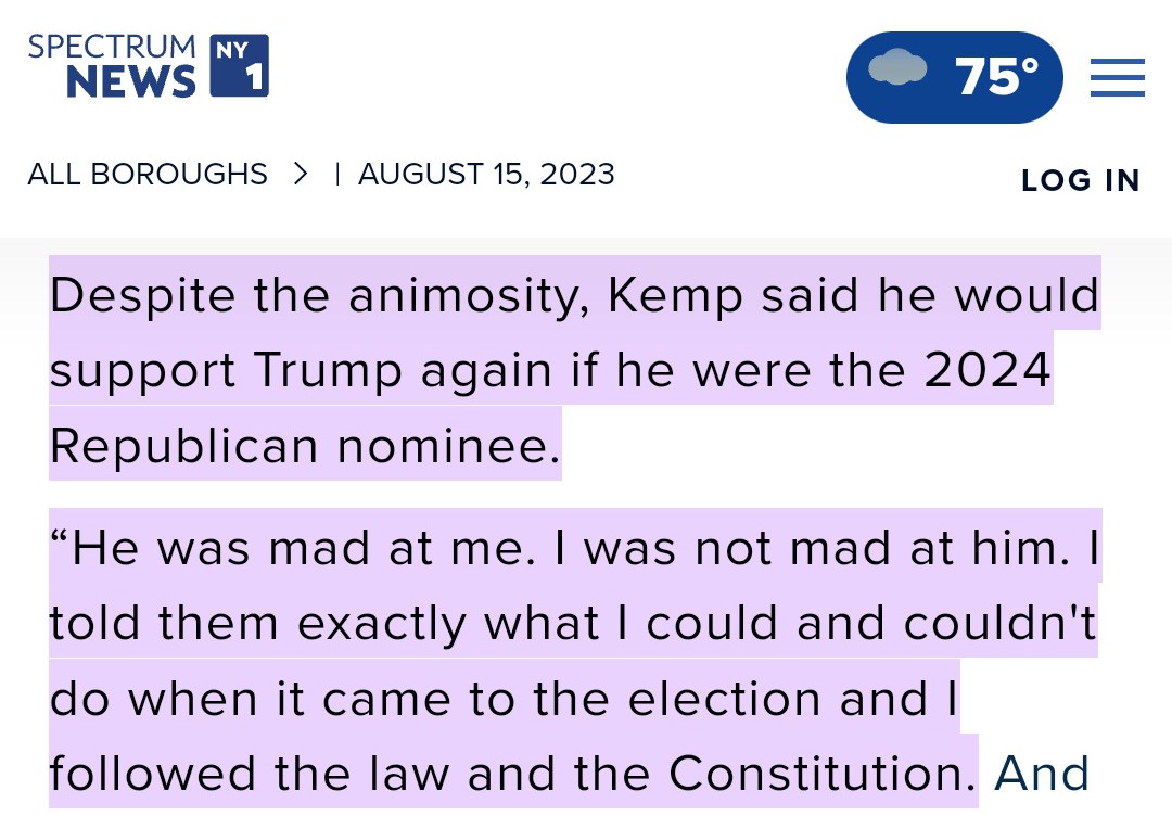 Imagine having your state's election interfered with and still being willing to support the man who led the charge in his presidential bid. Is this about party loyalty or protecting democracy? Which is it? #gapol