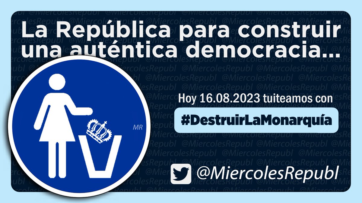 🟣 Tuitea con #DestruirLaMonarquía, ¡vamos a decirle a la monarquía corrupta lo que pensamos! 

📂 drive.google.com/drive/folders/…