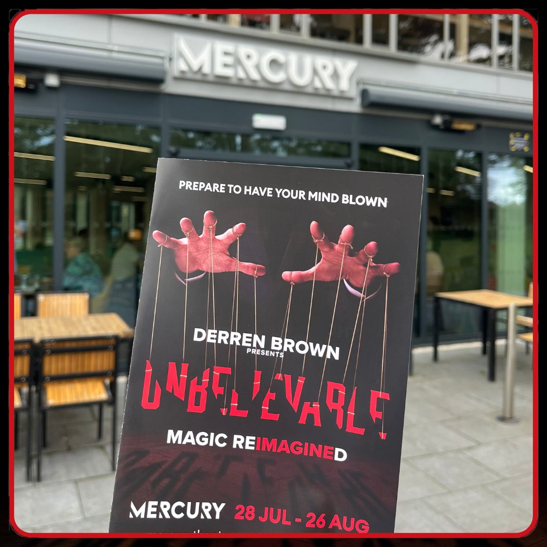 Only 10 days to go at @mercurytheatre ✨

#derrenbrown #magic #colchester #essex #ukentertainment #theatrelife