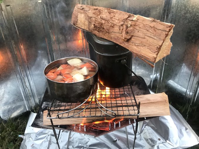 「キャンプファイヤー 料理」のTwitter画像/イラスト(新着)