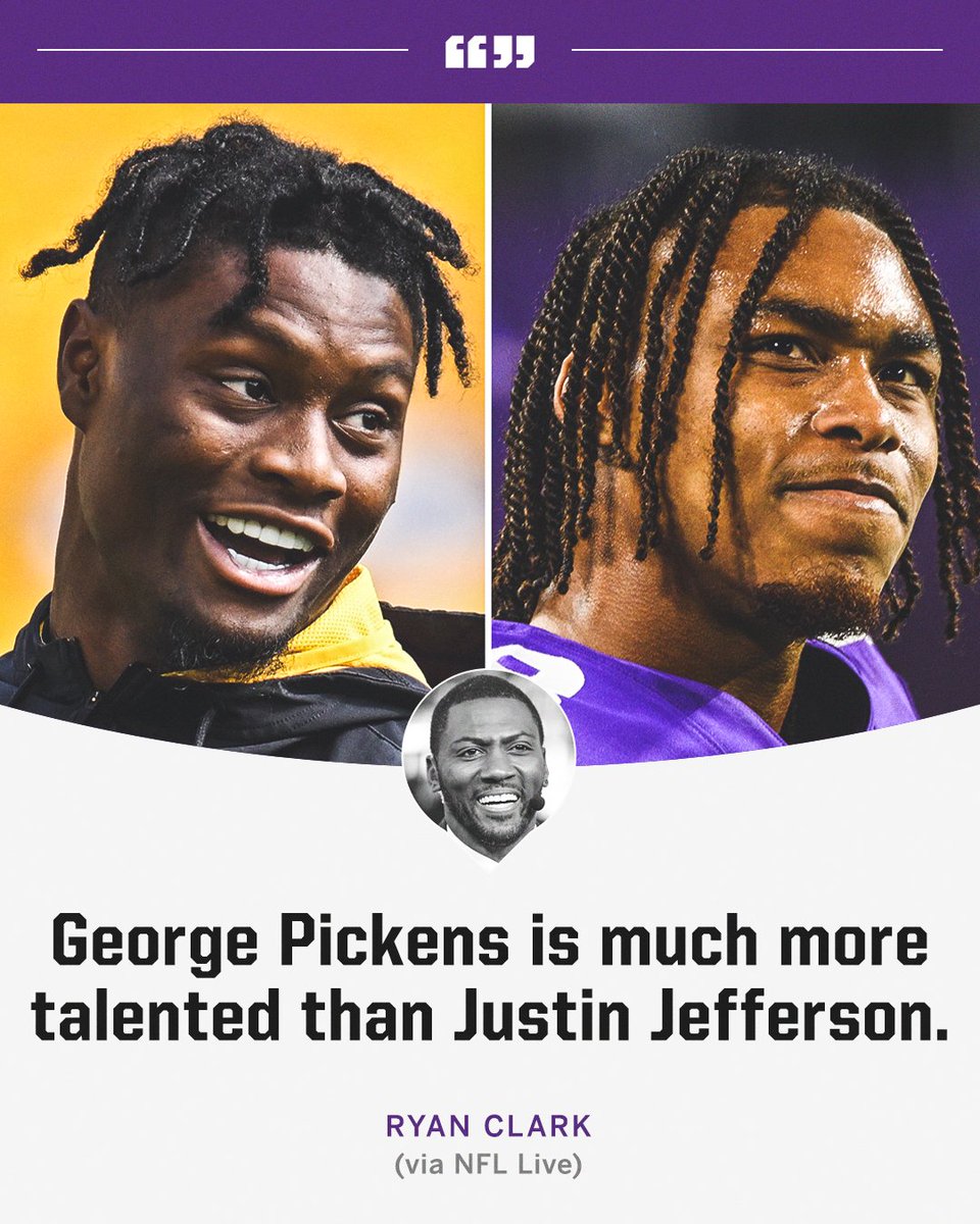ESPNNFL's tweet image. Do you agree with @Realrclark25? 👀