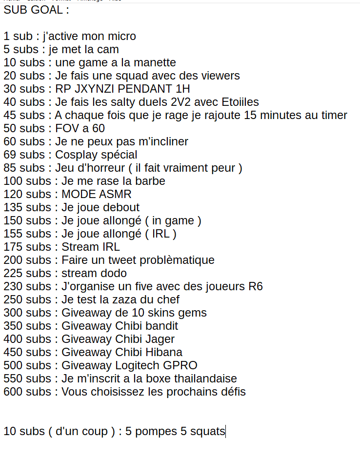 🚨 ⚠️🚧 ALERTE SUBATHON 🚧⚠️🚨

Ayant très faim d'argent je fais un subathon afin de pouvoir rajouter du beurre dans les épinards 

🚨 ⚠️🚧 RT POUR LE REFERENCEMENT🚧⚠️🚨

Le lien du stream est juste en dessous 🔽
https://www.twitch. tv/rqnkr