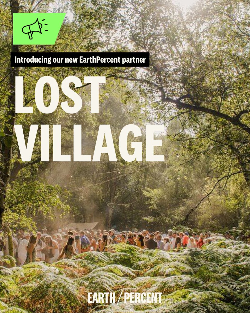 We’re delighted to be one of the guestlist charity partners of <a href="/lostvillagefest/">Lost Village</a> this year. The festival has been committed to sustainability for years now and we’re chuffed to have them in support. It looks like it’s going to be a very lovely weekend too! #UnleashThePowerOfMusic